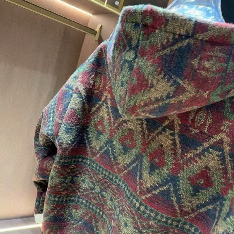 Men's Vintage Aztec Southwestern Hoodie