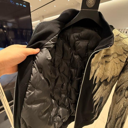 Fashion Crystal-Waterfall Angel Wings Jacket