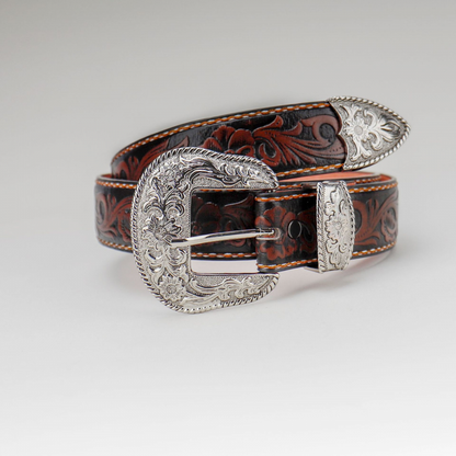 Retro Three-Dimensional Pattern Belt