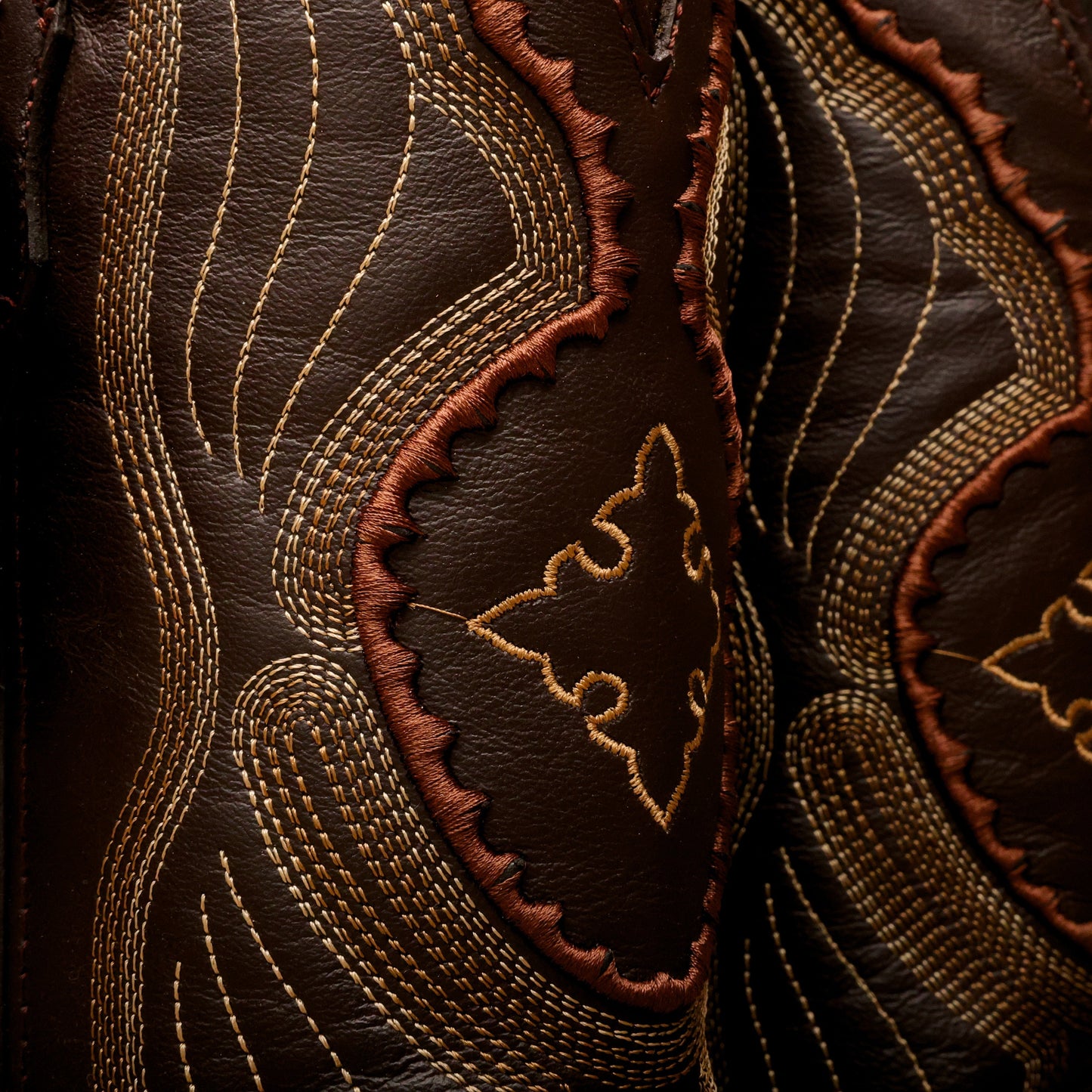 Honey Ostrich Leather Boots - Square Toe