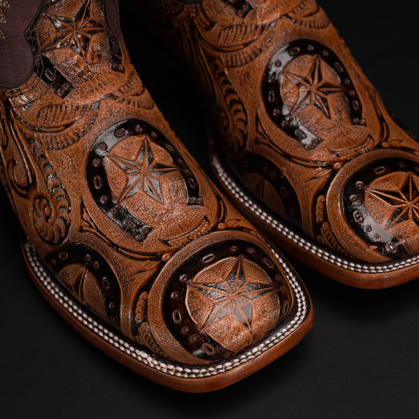 NEW Hand Tooled Boots – Square Toe