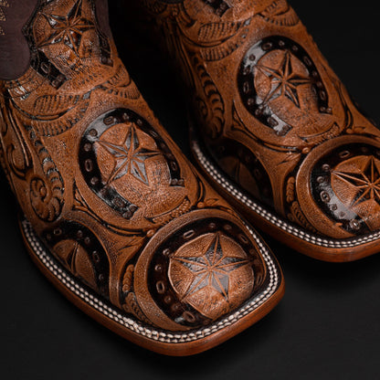 NEW Hand Tooled Boots – Square Toe