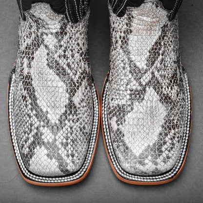 Bruce Mamba Leather Boots - Square Toe