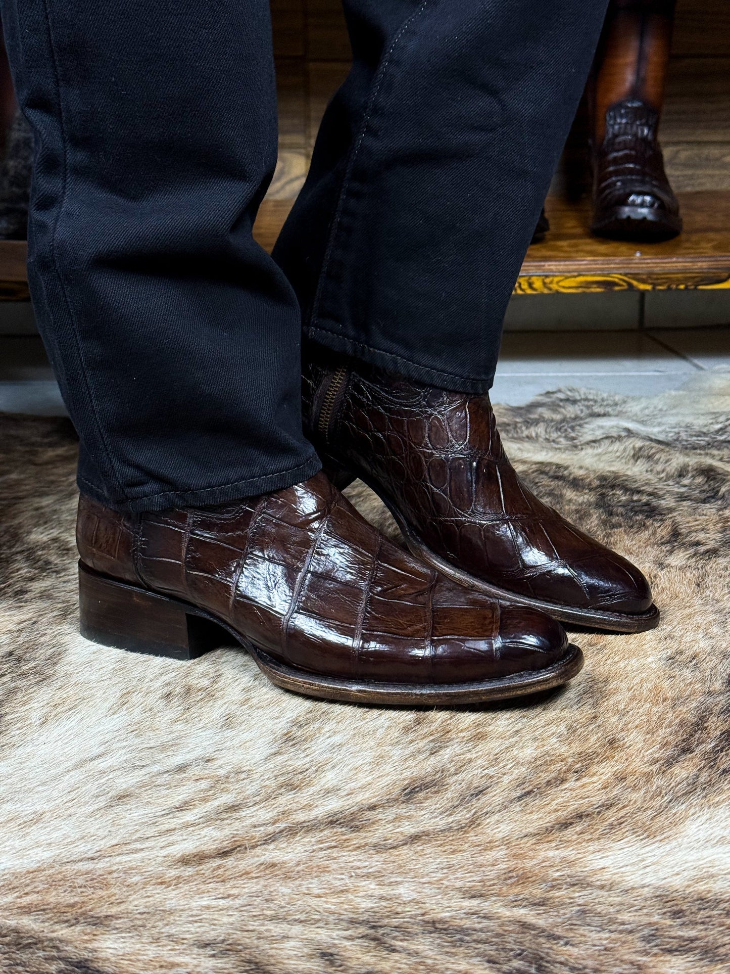 Exclusive Classic Crocodile Boots
