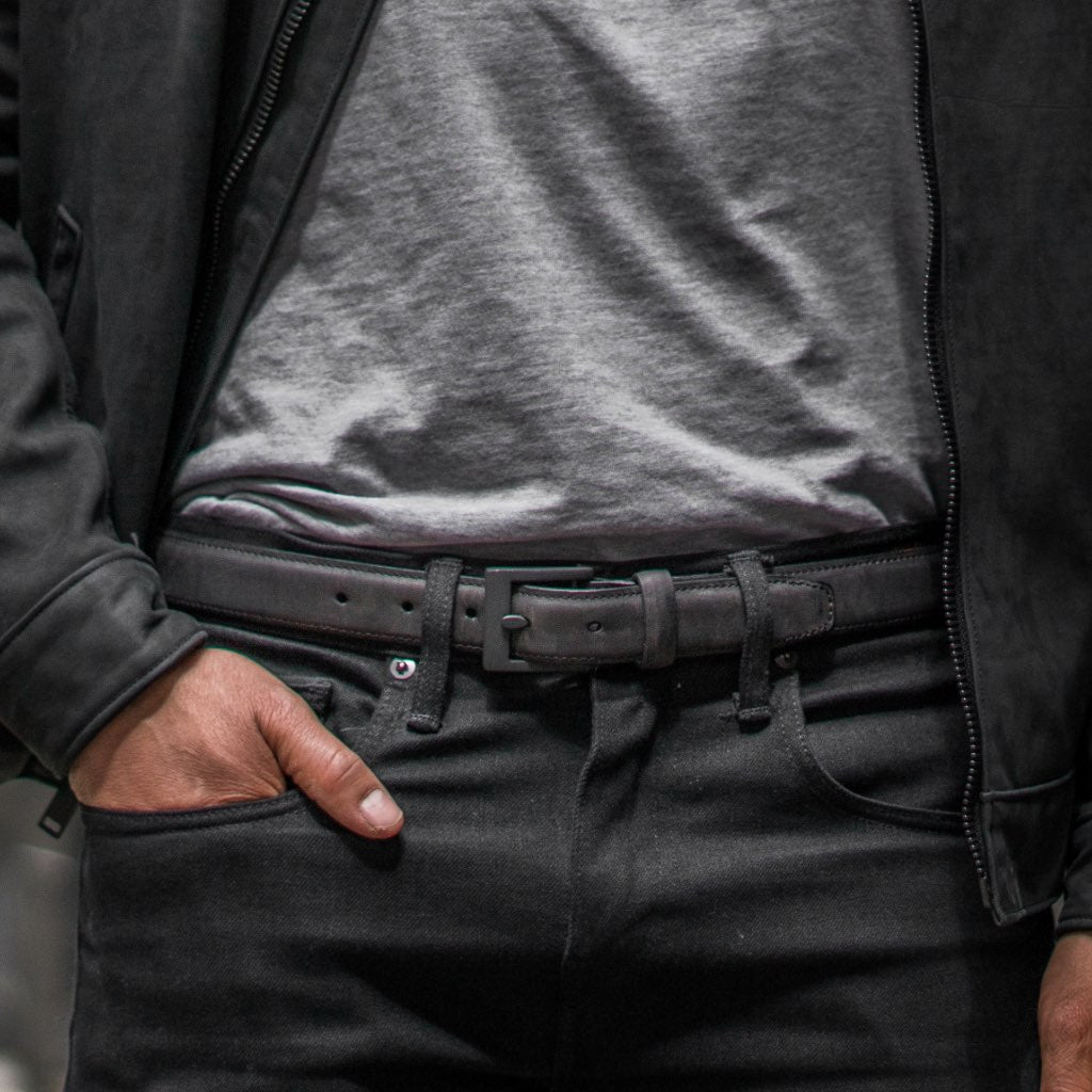 Men's Classic Leather Belt -Brown