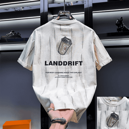 Trendy Loose-Fitting Tie-Dye Print T-Shirt