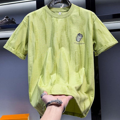 Trendy Loose-Fitting Tie-Dye Print T-Shirt