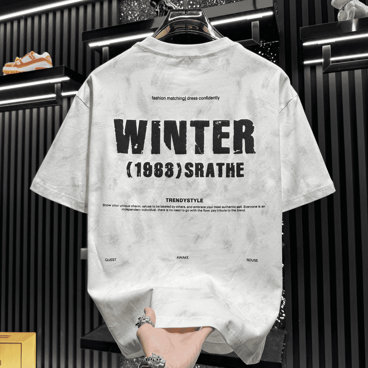 Premium Printed Fashion Tie-Dye T-Shirt