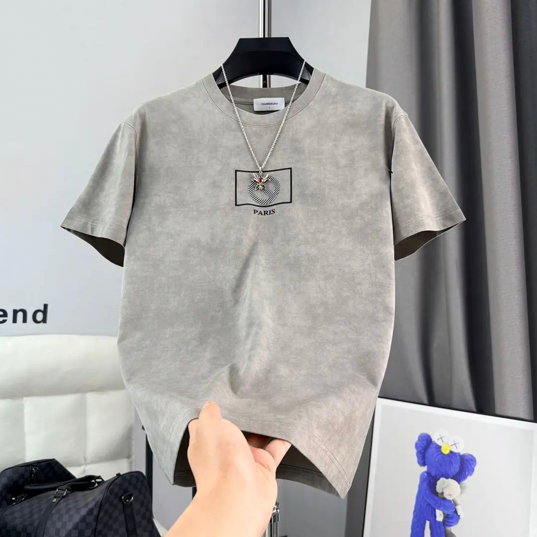 Summer Trendy Letter Tie Dye Breathable T-Shirt