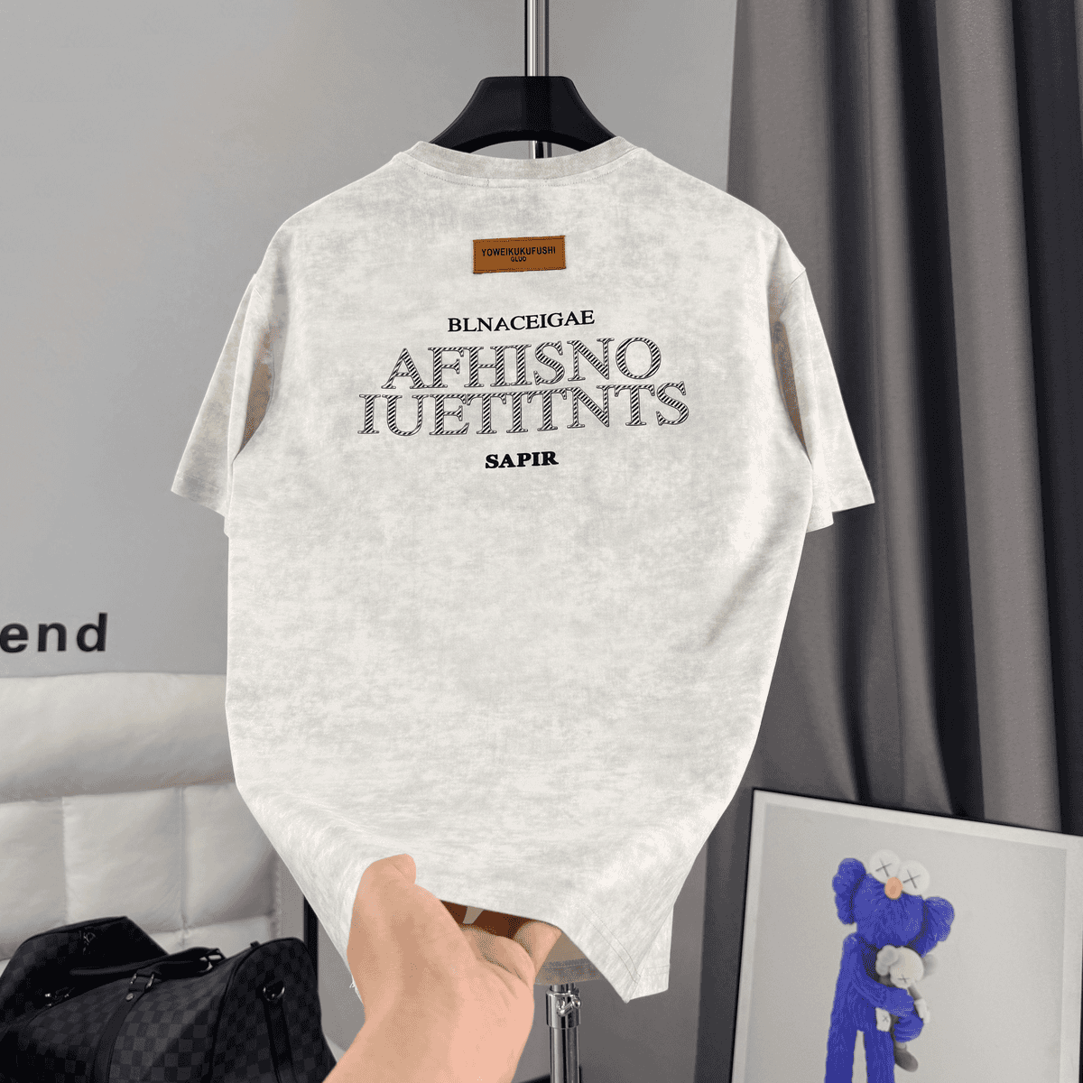 Summer Trendy Letter Tie Dye Breathable T-Shirt