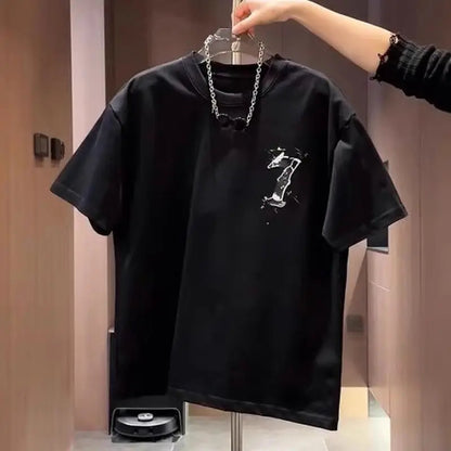 Trendy Splash-Ink Embroidered 7 T-Shirts