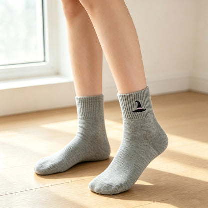 Halloween Daily Thickened Mid-Calf Socks - 5 Pairs