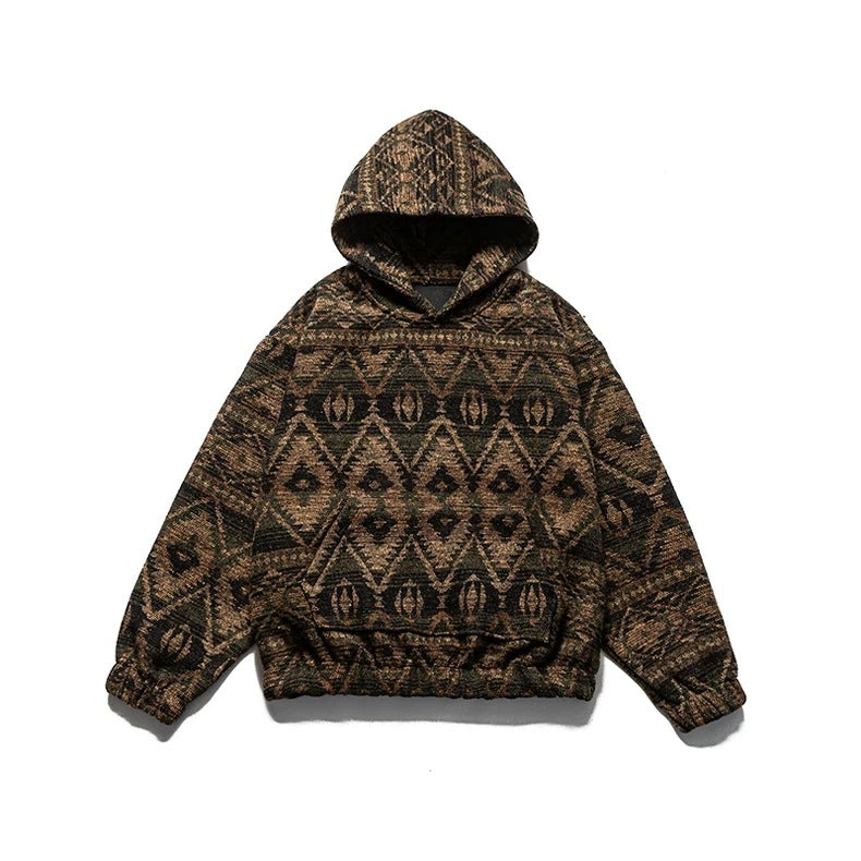 Men's Vintage Aztec Southwestern Hoodie