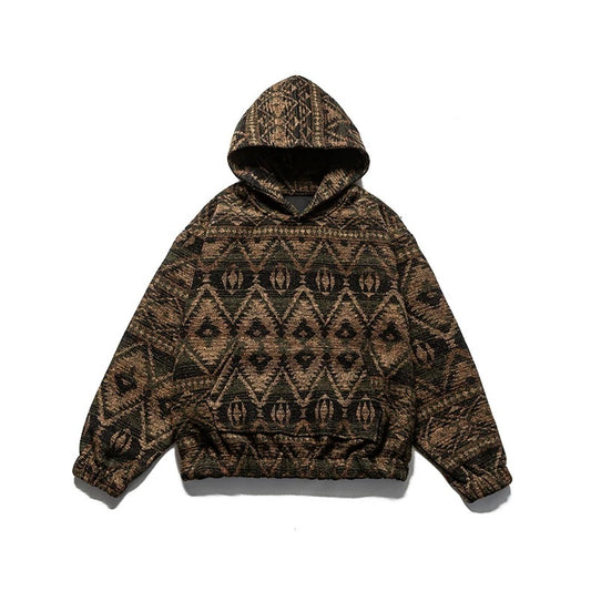 Men's Vintage Aztec Southwestern Hoodie