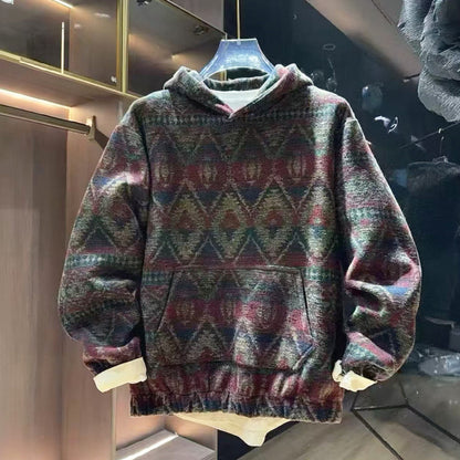 Men's Vintage Aztec Southwestern Hoodie