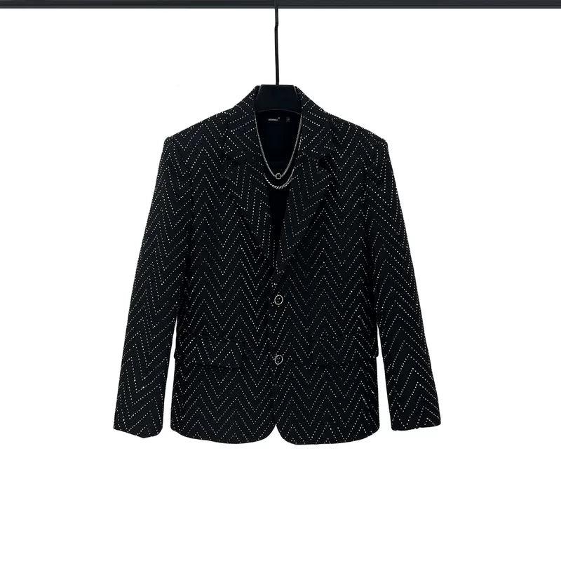 Crystal Textured Suit Jacket