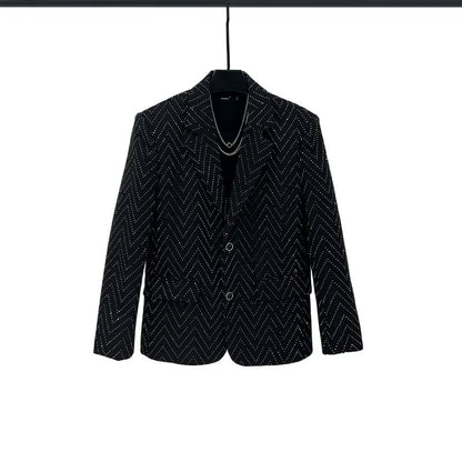 Crystal Textured Suit Jacket
