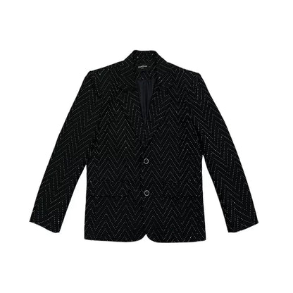 Crystal Textured Suit Jacket
