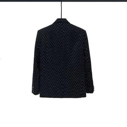 Crystal Textured Suit Jacket