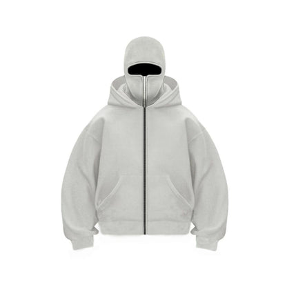 Double Hooded Full Zip Hoodie
