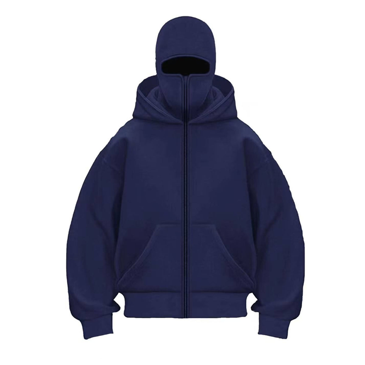 Double Hooded Full Zip Hoodie