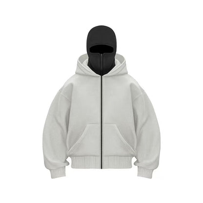 Double Hooded Full Zip Hoodie