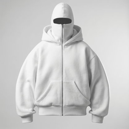 Double Hooded Full Zip Hoodie