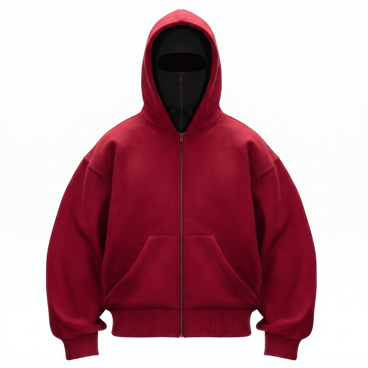 Double Hooded Full Zip Hoodie