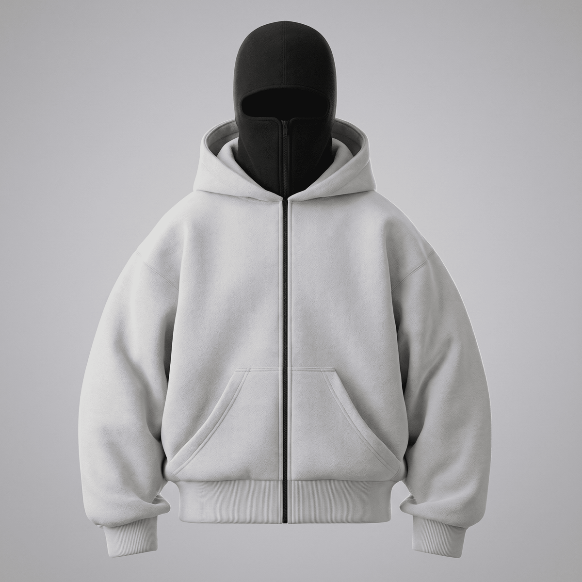 Double Hooded Full Zip Hoodie