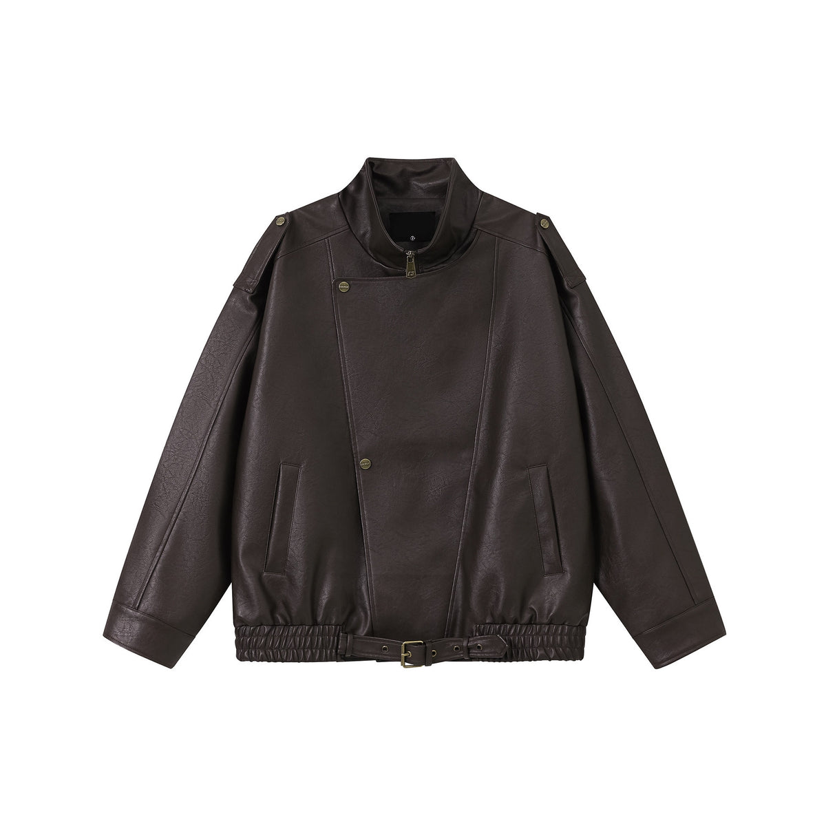 Edgy Biker-Style Leather Jacket