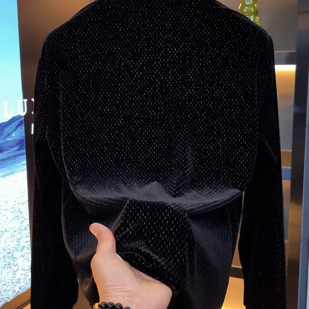 Fashion Fleece-Lined Thickened Sweatshirt