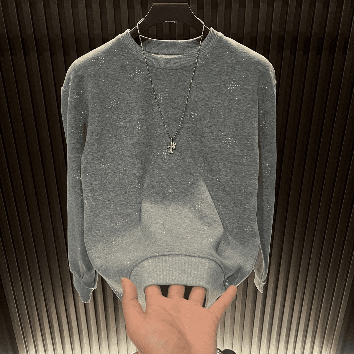 Starry Sky Luxury Rhinestone Sweatshirt