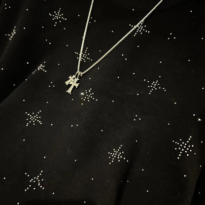 Starry Sky Luxury Rhinestone Sweatshirt