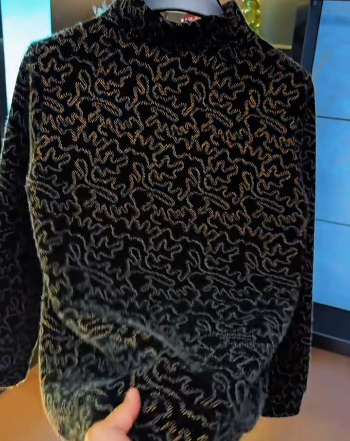 Luxury Aesthetic Warm Patterned Sweater