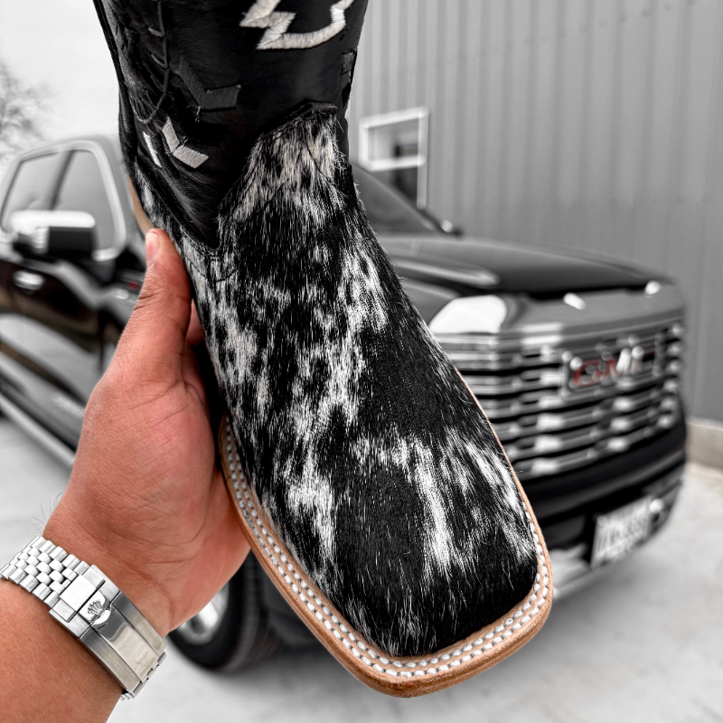 Premium Cowhide Boots – Square Toe