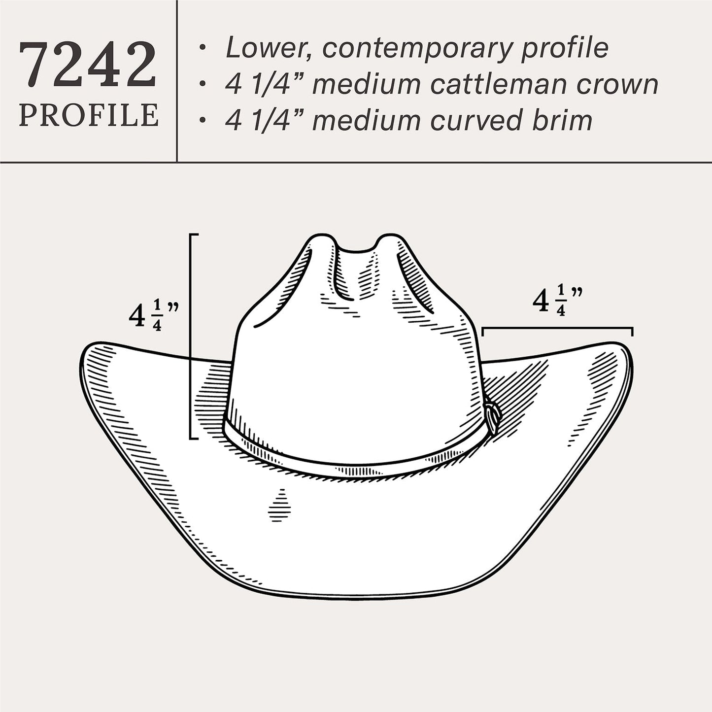Pure Cowboy Hat - Charcoal